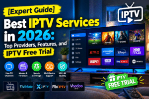 [Expert Guide] Best IPTV Service in 2026 Top Providers, Features, and IPTV Free Trial
